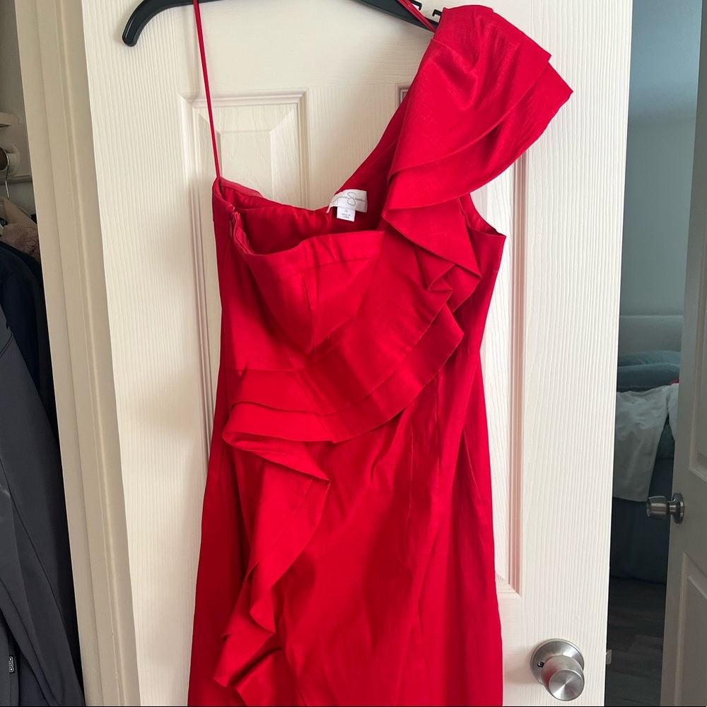 Red cocktail dress!